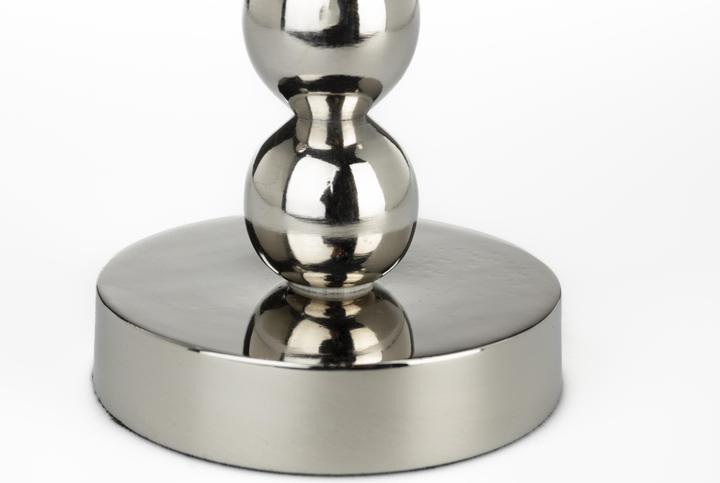 Immagine prodotto Zuiver Portacandele Bolle Uno Argento Lucido