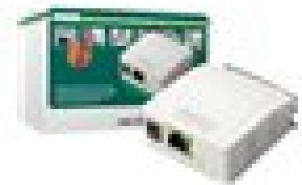 Image du produit Digitus Serveur d'impression Fast Ethernet 1xParallèle 1xRJ-45 avec bloc d'alimentation