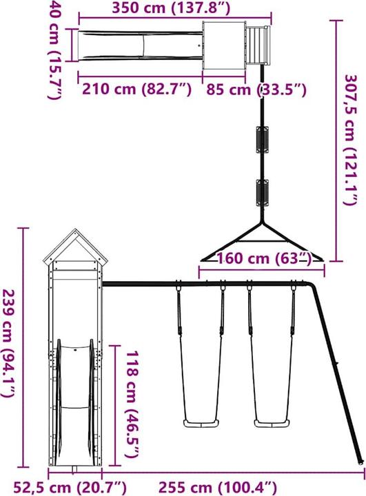 Image du produit vidaXL Spielturm