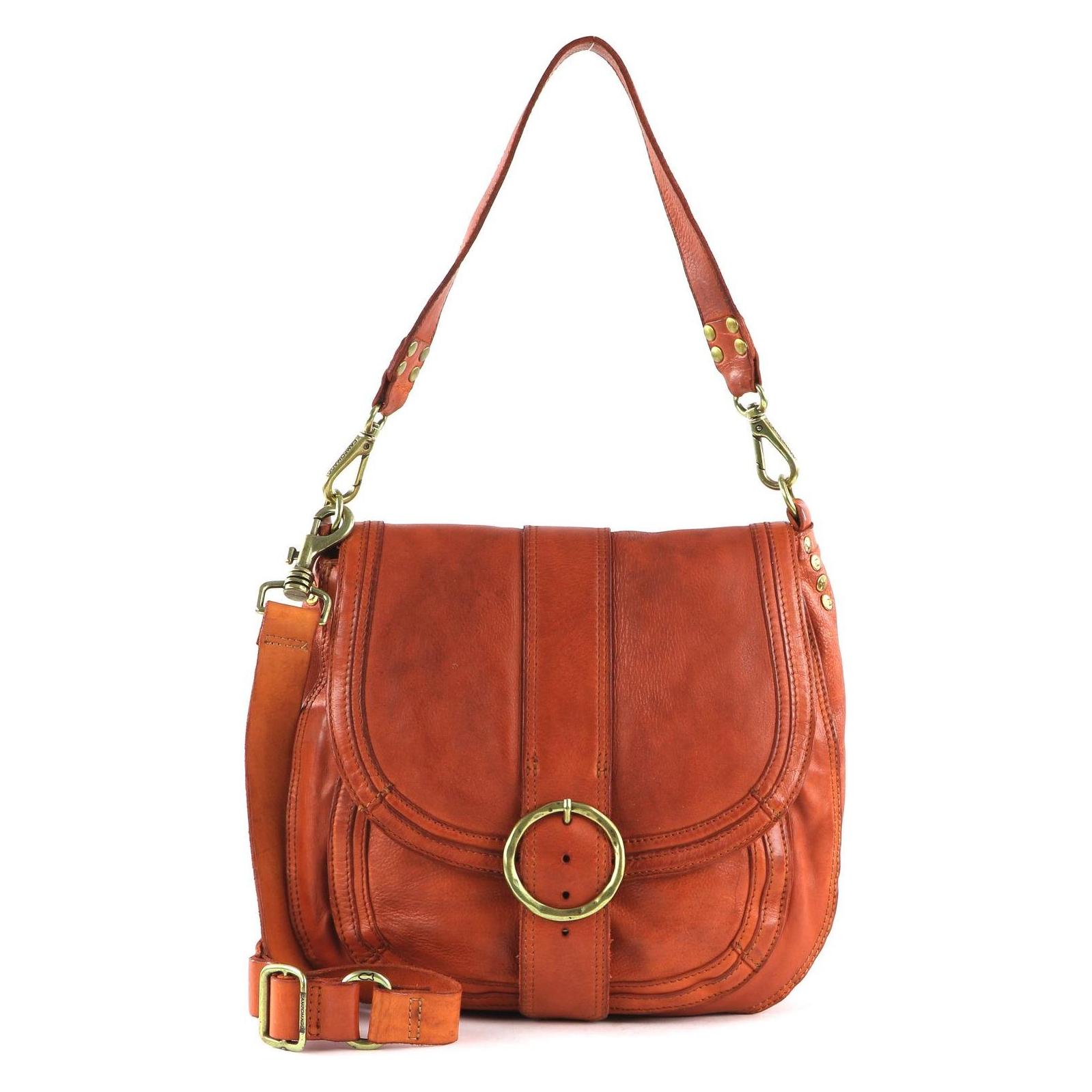 Campomaggi, Damen, Handtasche, Atlanta Shoulder Bag, Rot