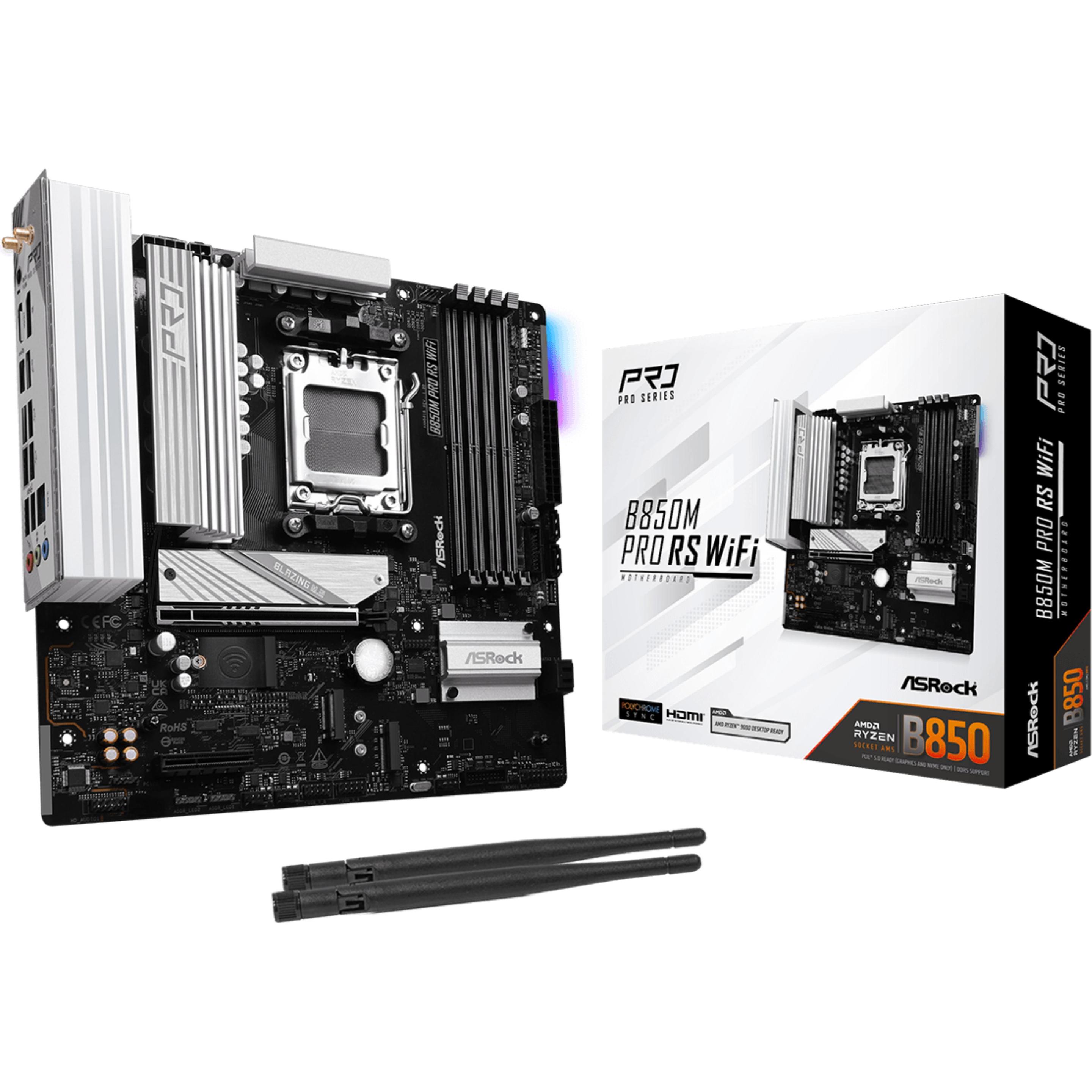 AsRock B850M Pro RS WiFi (AM5, AMD B850, mATX), Scheda madre