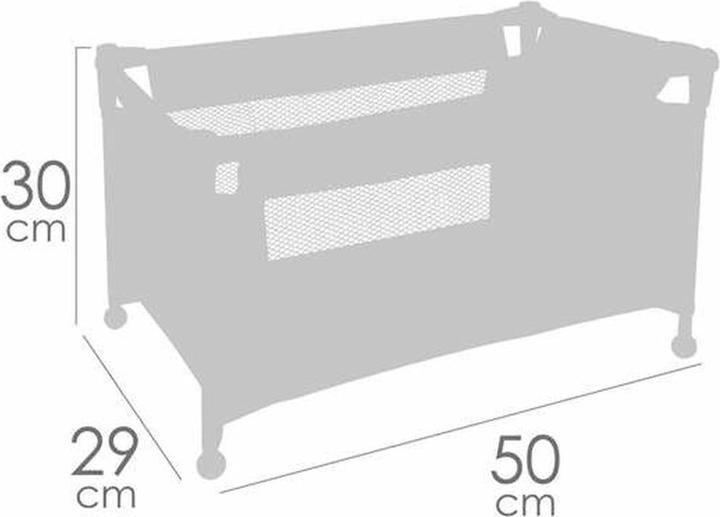 Productafbeelding DeCuevas Reisebettchen Koala 50 x 29 x 30 cm Rosa