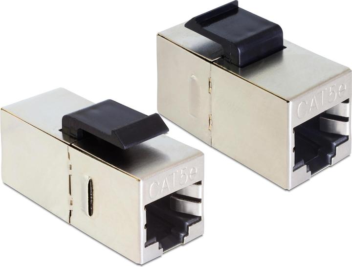 Produktbild Delock Keystone Module RJ45 jack > RJ45 jack Cat.5e compact (Keystone Modul)