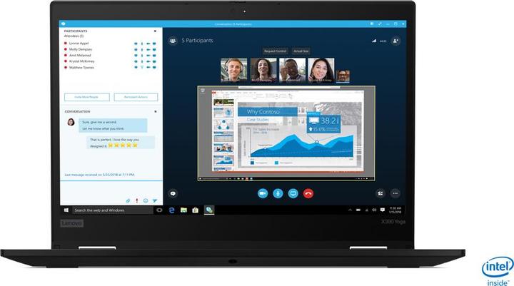 Actual product image Lenovo ThinkPad Yoga X390 (13.30", Intel Core i5-8265U, 16 GB, 512 GB, DE)
