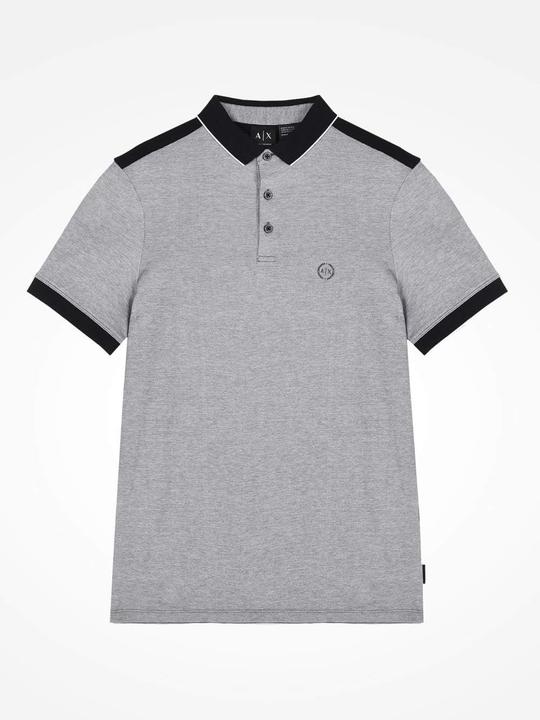 Actual product image Armani Exchange 8nzf76 z8m5z Korte Mouw Poloshirt Grijs XS Man (XS)