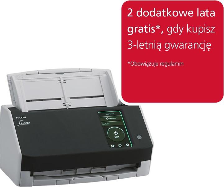 Actual product image RICOH fi-8040 Scanner 40PPM (USB, Ethernet)