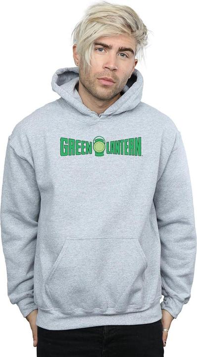 Image du produit - Sweat à capuche GREEN LANTERN TEXT LOGO - Homme (XXL)