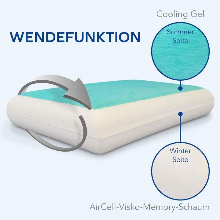 Produktbild Mlily Nackenstützkissen »Cooling Gel« (60 x 12 x 40 cm)
