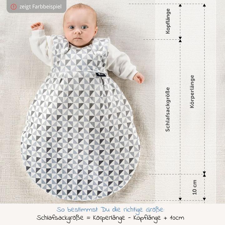 Produktbild Alvi Baby-Ganzjahresschlafsack Mäxchen Aqua Dot 3-tlg. Gr. 56/62 (62 cm, Ganzjahr)