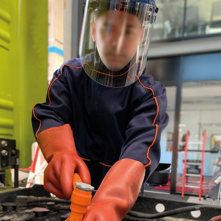 Actual product image KS Tools Face shield with headband