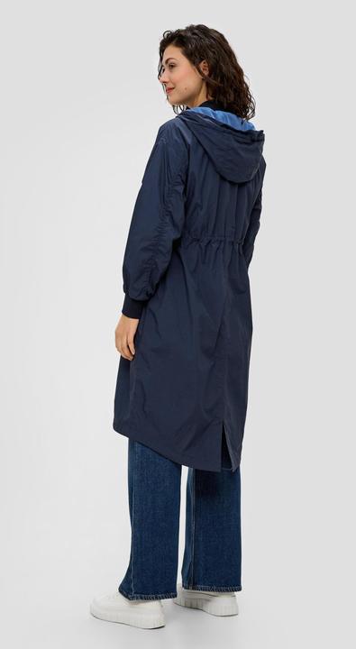Actual product image S.Oliver Outdoor-Mantel Verstellbarer Parka in Crinkle-Optik (M)