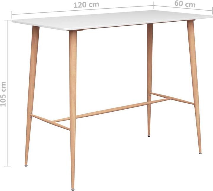 Produktbild vidaXL Bar-Set (120 x 120 x 105 cm)