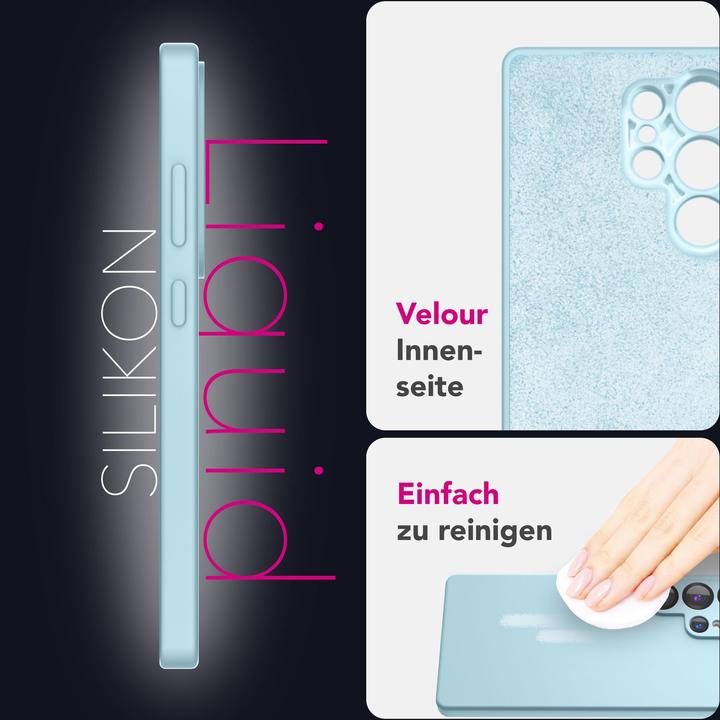Image du produit Nalia Phoenix - Abwischbare Flüssigsilikon Hülle - Easy Clean Liquid Silicone Cover (Samsung Galaxy S25 Ultra)