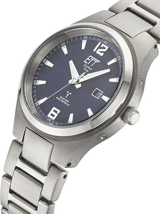 Produktbild ETT Eco Tech Time ELT-11439-31M Solar Drive Funkuhr Everest II Titan Damenuhr (Funkuhr, 31 mm)