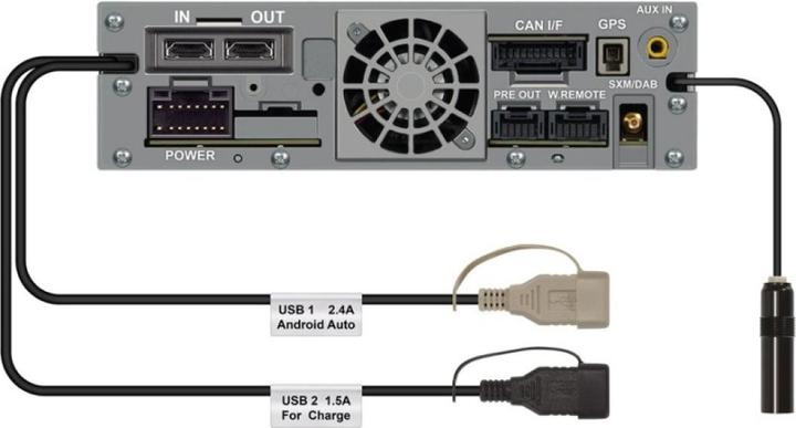 Produktbild Alpine iLX-705D (Android Auto, Apple Carplay)