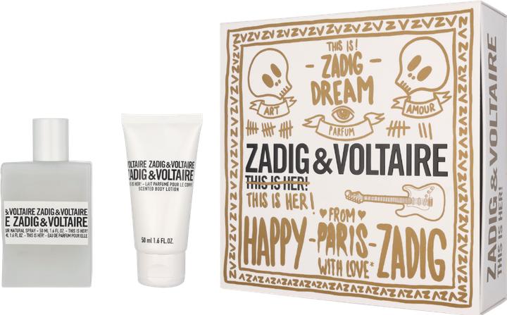 Actual product image Zadig & Voltaire This is Her! Christmas 2023 Eau de Parfum 50 / Body Lotion (Eau de parfum, 100 ml)