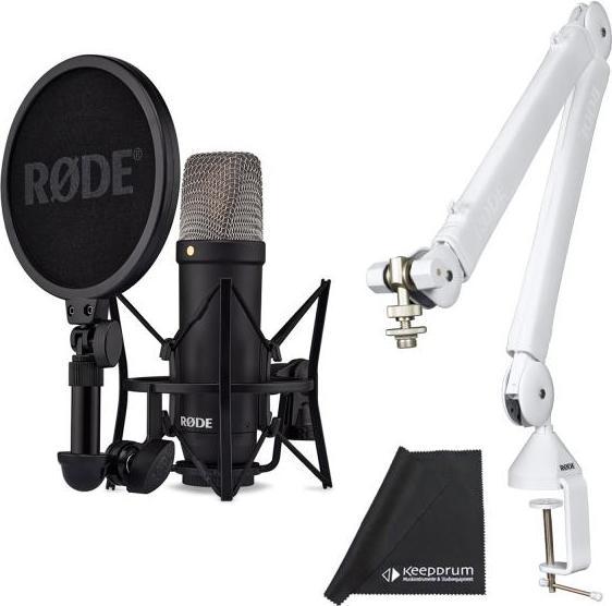 Produktbild RØDE NT1 Signature Black Mikrofon mit PSA-1+ Gelenkarm WH