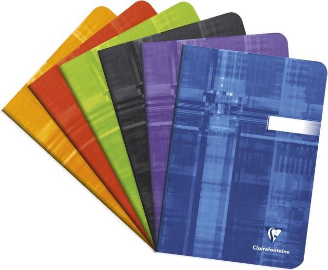 Actual product image Clairefontaine Note book with ruler (A5, Checked)