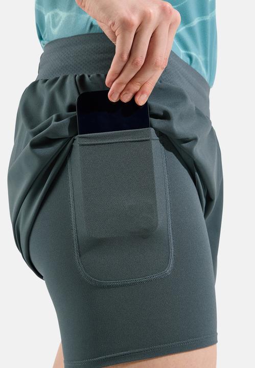 Immagine prodotto Odlo Pantaloncini donna 2 in 1 Zeroweight 3" (XS)