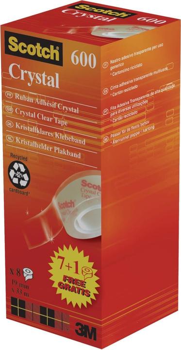 Scotch Crystal Klebeband Vorteilspack (19 mm)