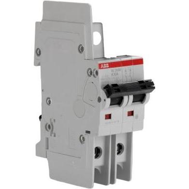 ABB, Schutzschalter, SU202M-K6 Sicherungsautomat K-Char., 10kA, 6A, 2P UL489