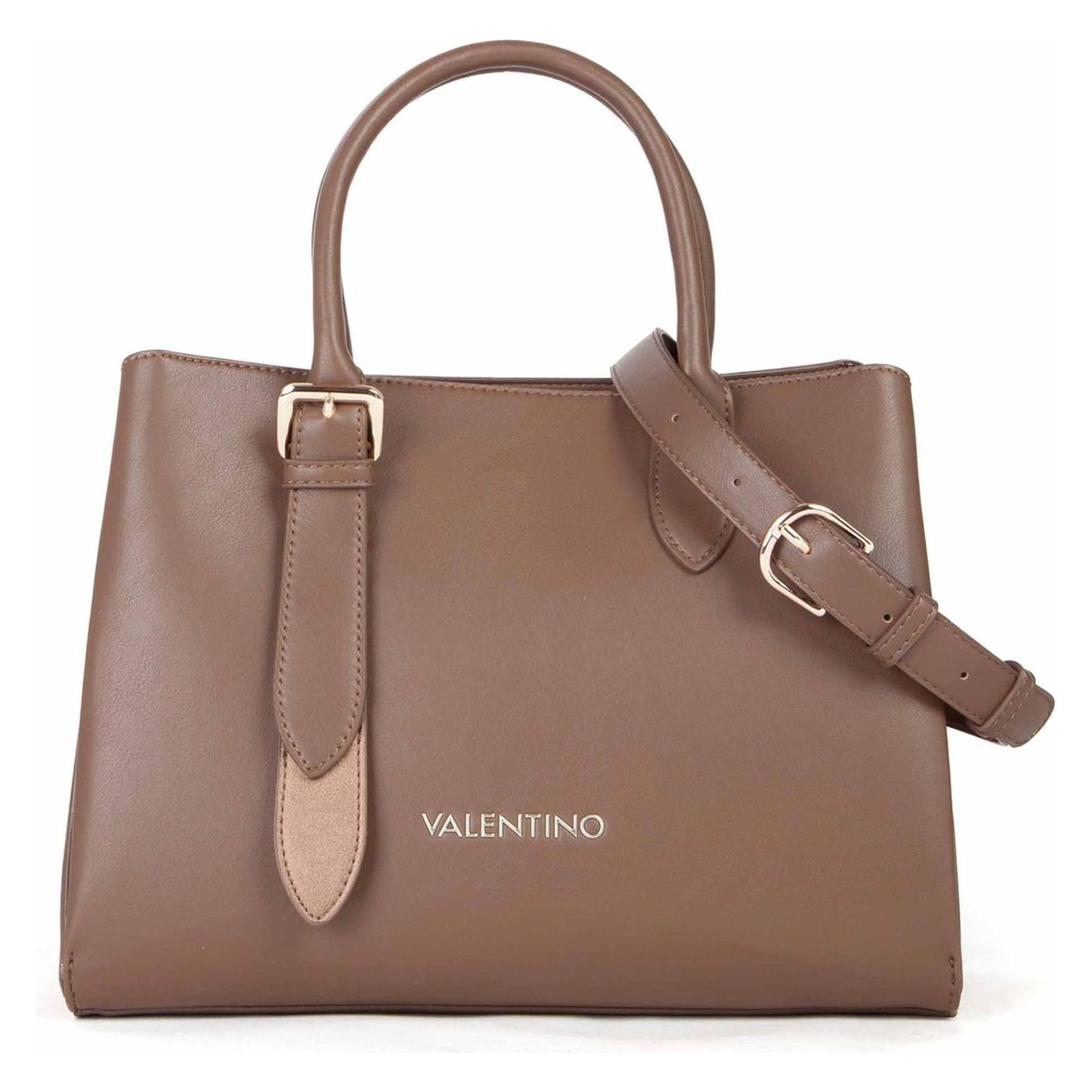 Valentino, Damen, Handtasche, Alvarado Handtasche - Taupe Und Bronze, Bronze, Braun