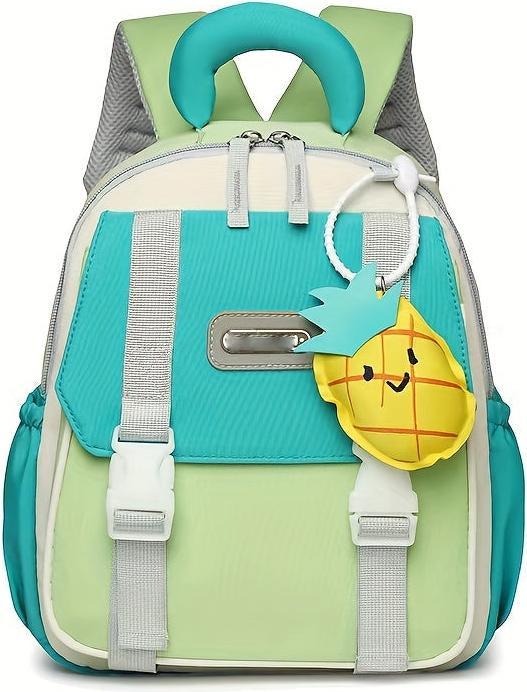 Immagine prodotto Only-Bags.Store Zaino casual a colori contrastanti con tracolla regolabile e grande capacità, con zip, frutta