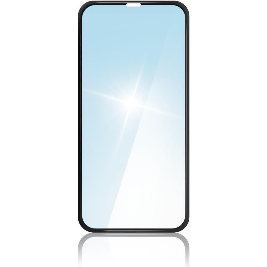 Hama Anti-Bluelight+Antibakt. (1 Stück, Apple iPhone 13 mini), Smartphone Schutzfolie, Transparent