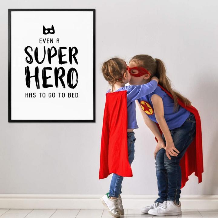 Produktbild Trenddeko Even a super hero (24 x 30 cm)