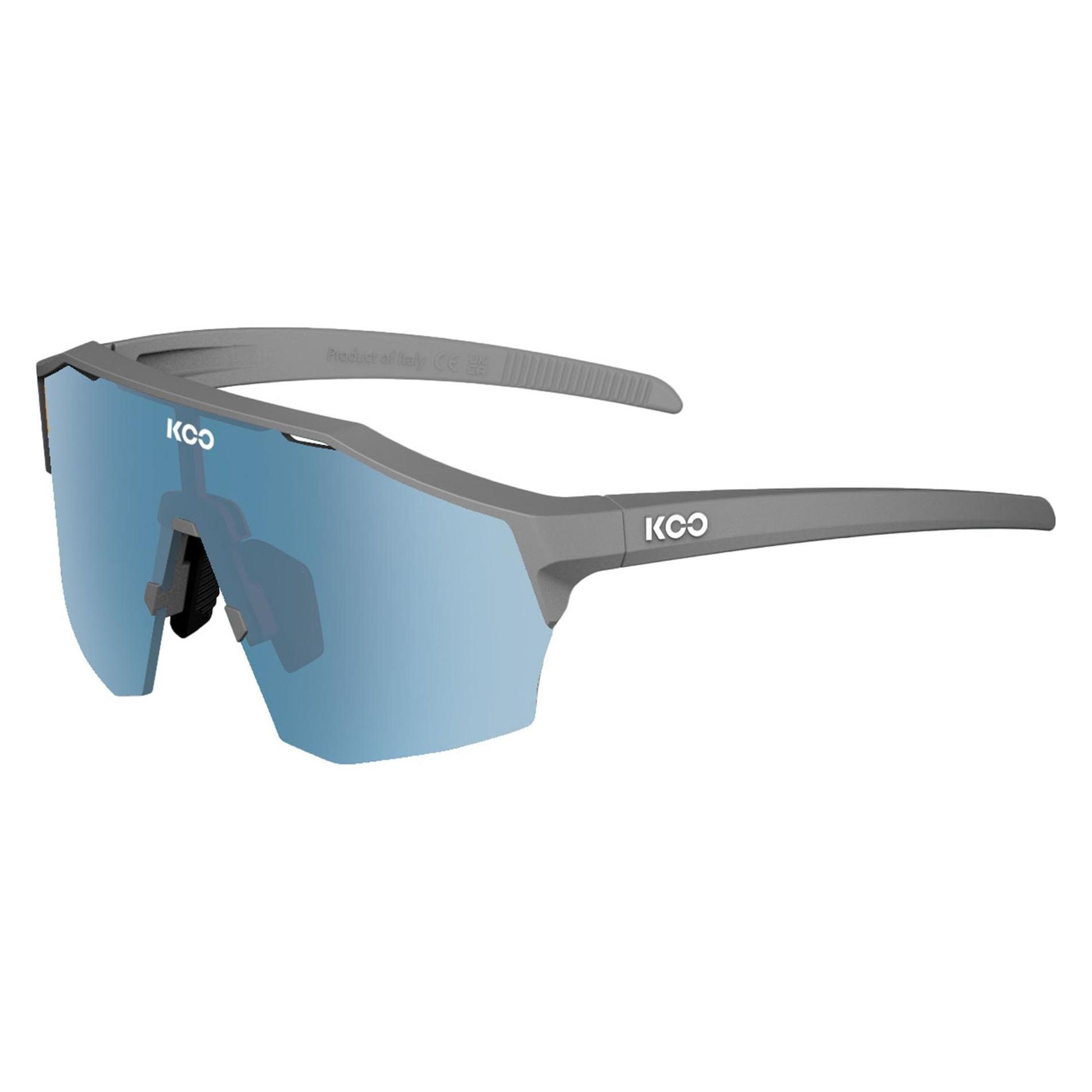 Koo, Unisex, Sportbrille, Alibi (Grey Matt Turquoise, Grün), Grau
