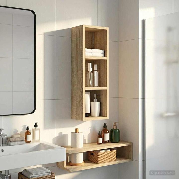 Produktbild vidaXL Badezimmerschrank (16 x 20 x 62.50 cm)