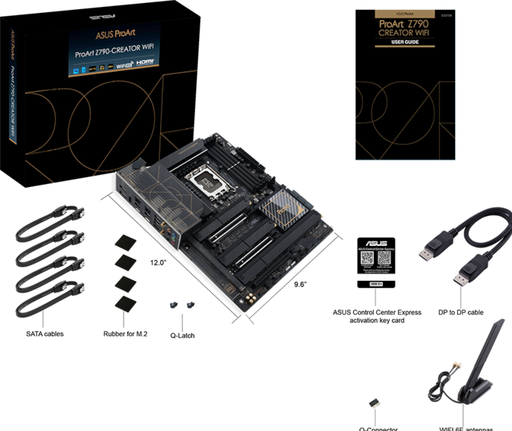 Produktbild ASUS ProArt Z790-Creator WIFI (LGA 1700, Intel Z790, ATX)