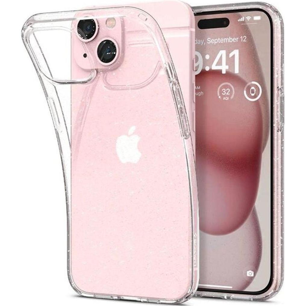 Spigen ACS06788 (Apple iPhone 15), Smartphone Hülle, Transparent