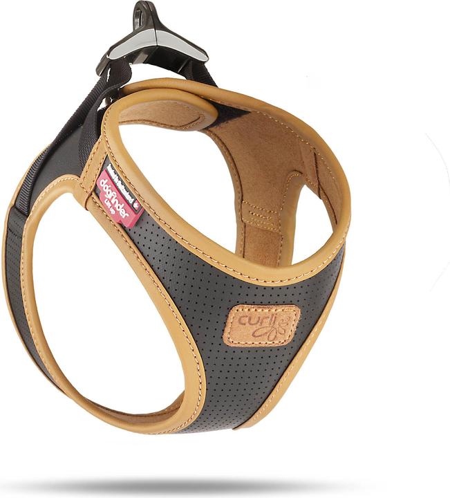 Productafbeelding Curli Harnas Apple Leer, S, Zwart (S, Hond, Algemeen)