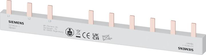 Produktbild Siemens Phasenschiene 3ph 18mm 176mm 10qmm 63A 5ST3624-1