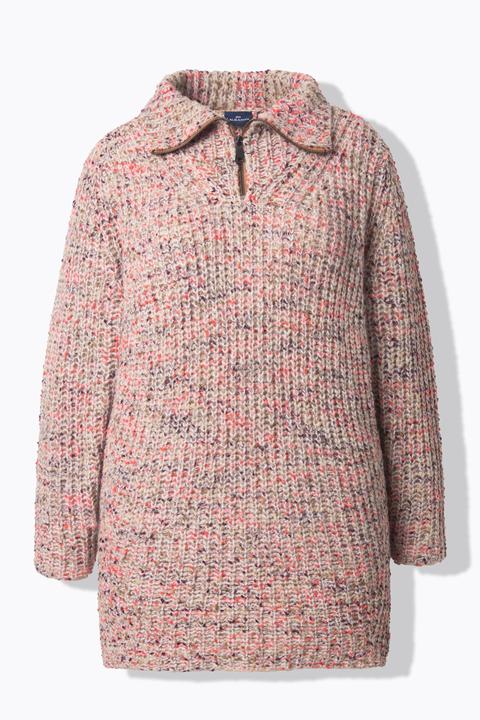 Produktbild Laurasøn Long-Strickpullover, Langarm, Trojakragen (58)