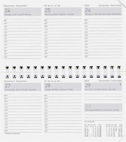 Image du produit Biella Agenda de poche Terminet Wire-O