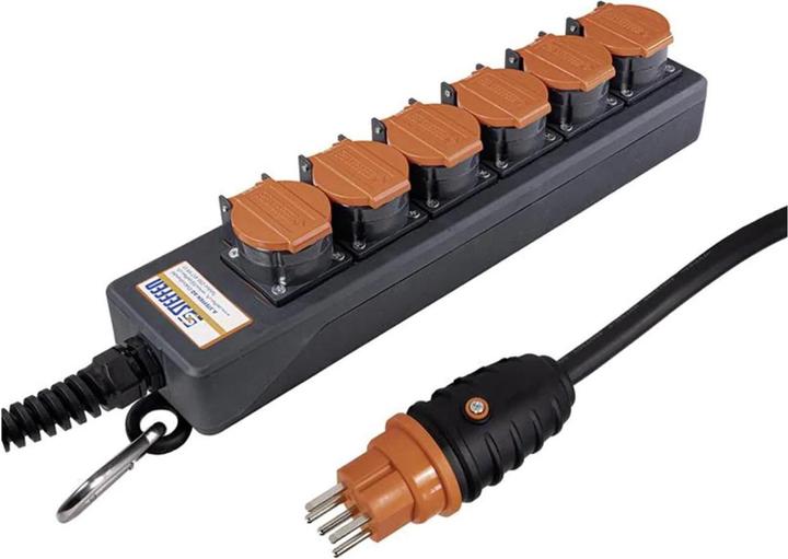 Steffen Steckdosenleiste IP55 PROFESSIONAL 6xT15 5m (6 x, Typ 15)