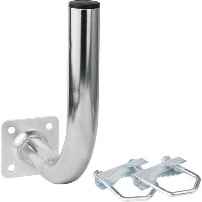 Extralink L200 Balcony Handle Mount With U-Bolts M8, Accessori per SAT, Argento