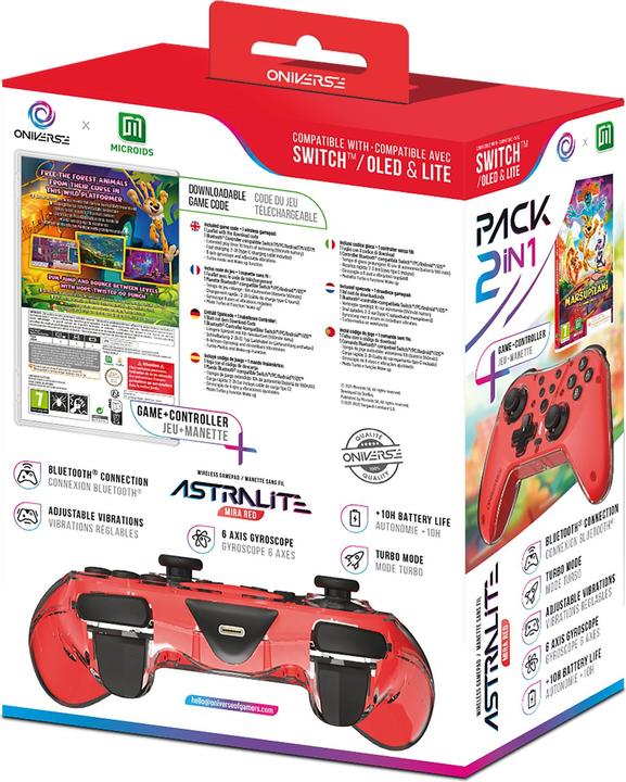 Image du produit Oniverse Astralite controller + Marsupilami Hoobadventure (Code in Box) (Switch, Switch OLED, Switch Lite)