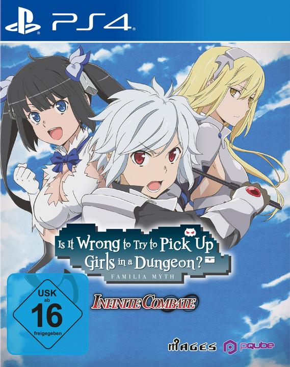 Image du produit Pqube Est-ce mal d'essayer de ramasser des filles dans un donjon? Combat infini (PS4, EN)