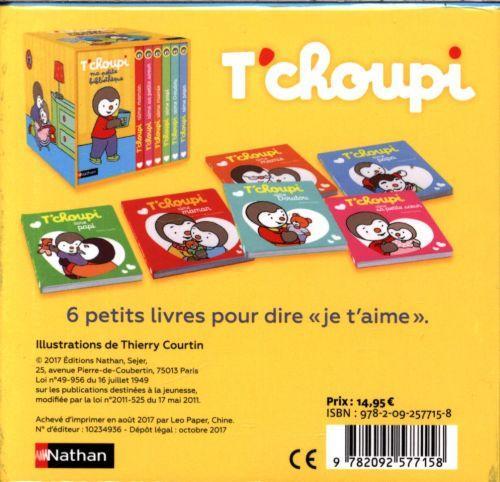 Image du produit T'choupi : ma petite bibliothèque (Français, Courtin Thierry, 2017)