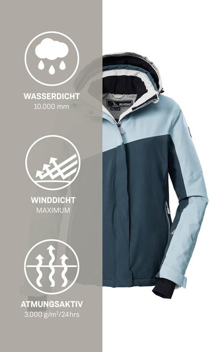 Immagine prodotto Killtec Giacca da Sci con Cappuccio Staccabile e Gonna per la Neve (46)