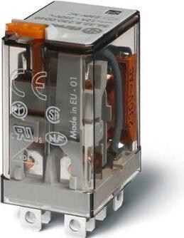 Actual product image Finder DPDT 12A mini plug-in relay, 24Vdc coil