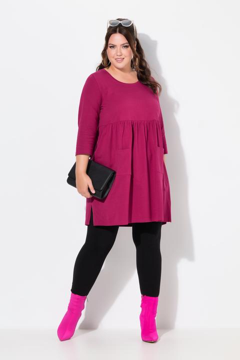 Actual product image Ulla Popken Empire Waist Patch Pocket Knit Tunic (50, 52)