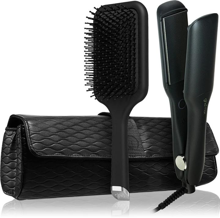 Actual product image ghd Iced Luxe Collection - Max Gift Set - Straightener With Wide Plates