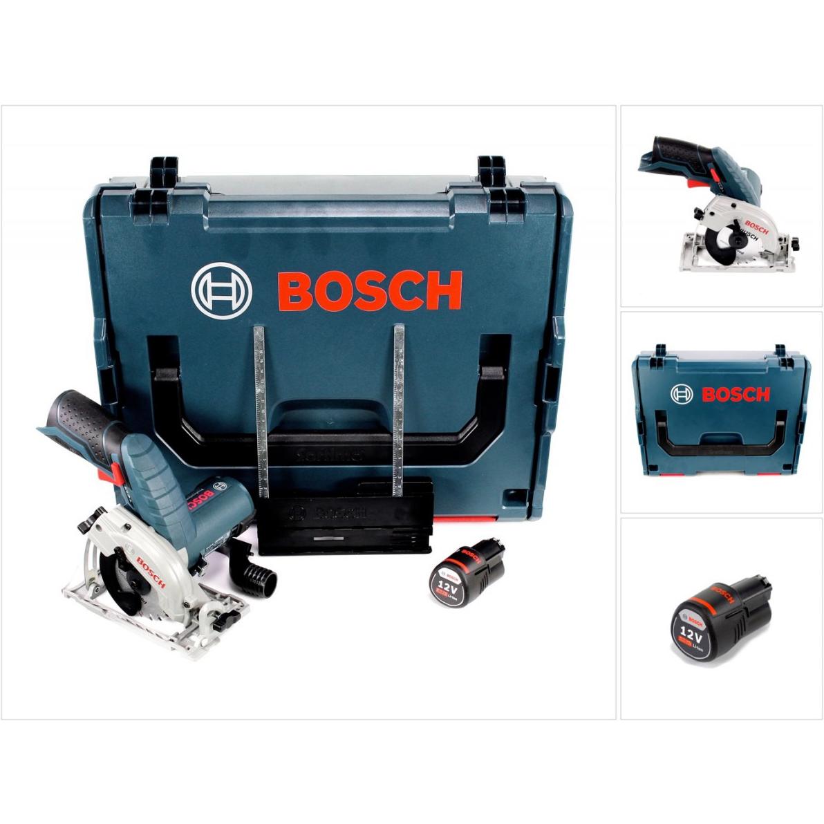 Bosch Professional, Handkreissäge, Bosch GKS 12V-26 Professional Akku Handkreissäge 12 V 85 mm + 1x Akku 3,0 Ah + L-Boxx...