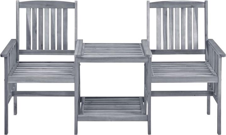 Produktbild vidaXL Gartenstuhl mit Teetisch