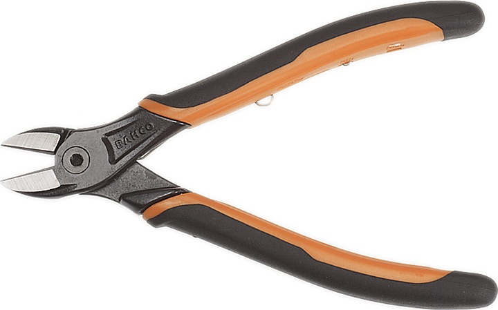 Actual product image Bahco ERGO diagonal cutters with self-opening two-component handle, phosphatised, 140 mm, industrial (140 mm)