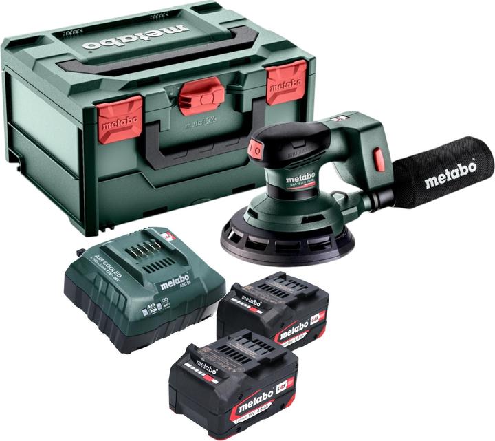 Produktbild Metabo SXA 18 LTX 150 BL Akku Exzenterschleifer 18 V 150 mm Brushless + 2x Akku 4,0 Ah + Ladegerät (Exzenterschleifer)